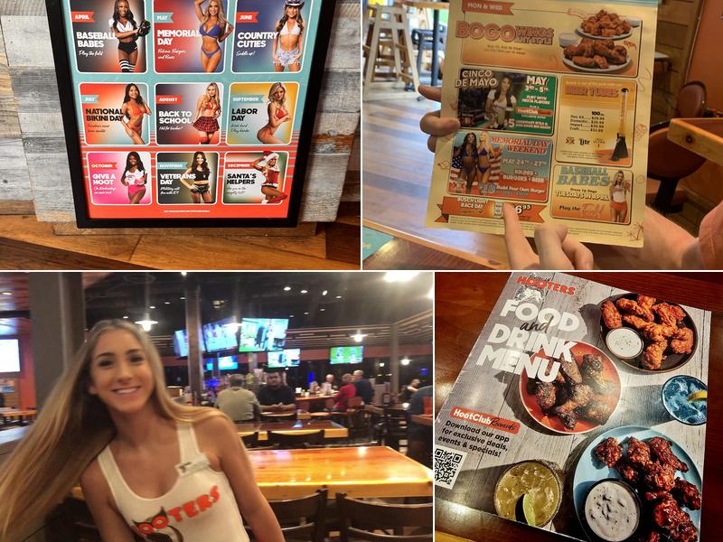 Hooters Menu