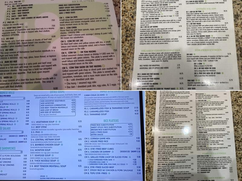 Rice & Noodles Restaurant Menu