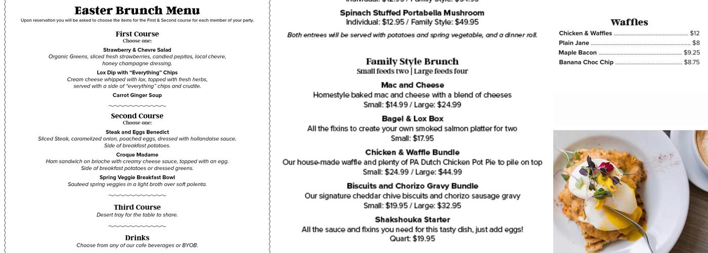 Commonwealth Kitchen Menu