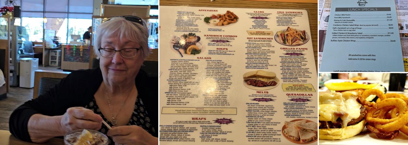 Centerville Diner Menu