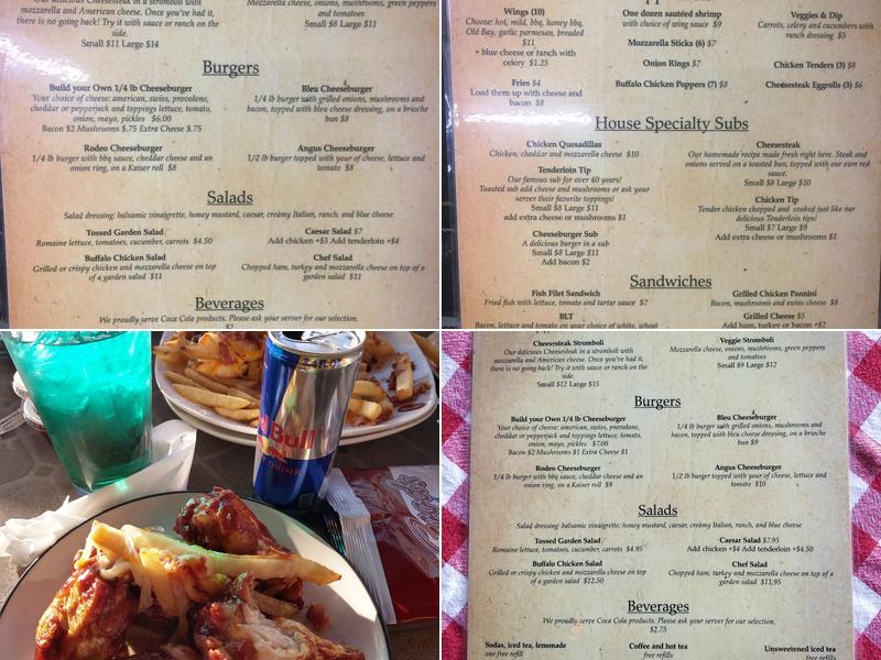 Villa Nova East Menu