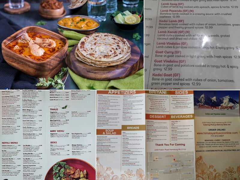 himalayan fusion Menu