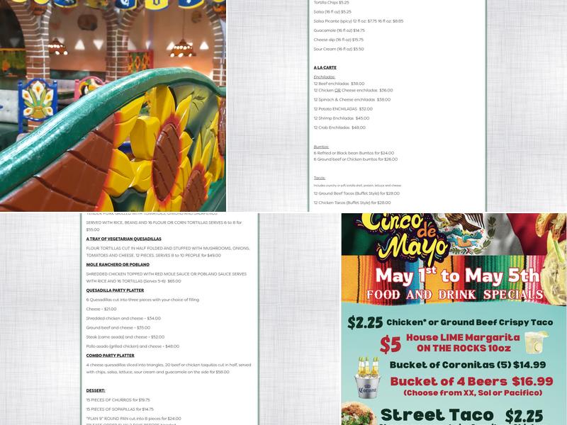 El Rodeo Menu