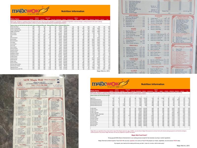 Magic Wok Menu