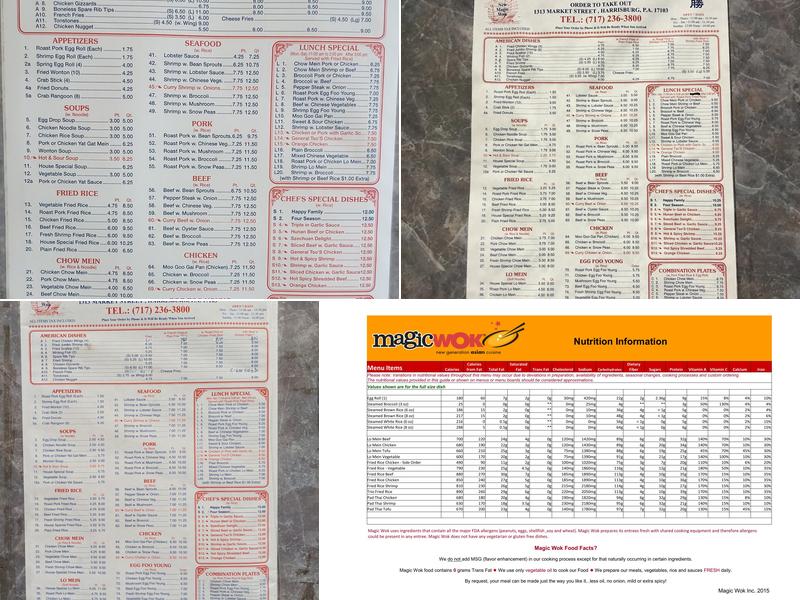 Magic Wok Menu