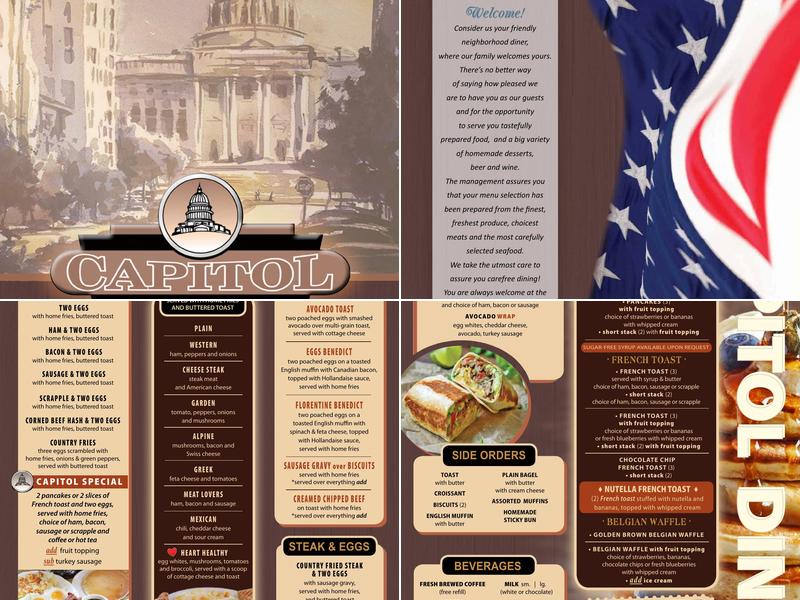 Capitol Diner Menu