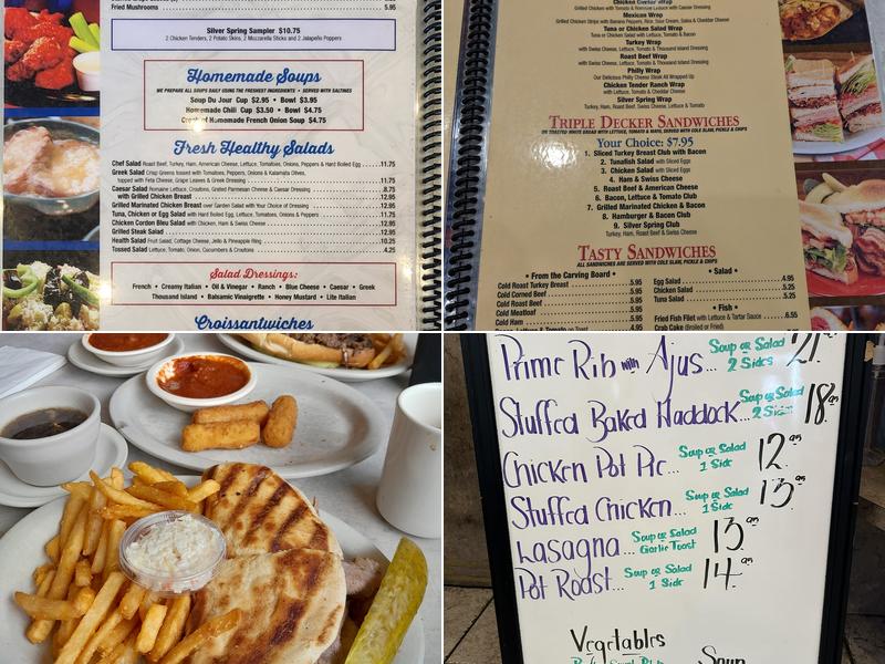 Silver Spring Diner Menu