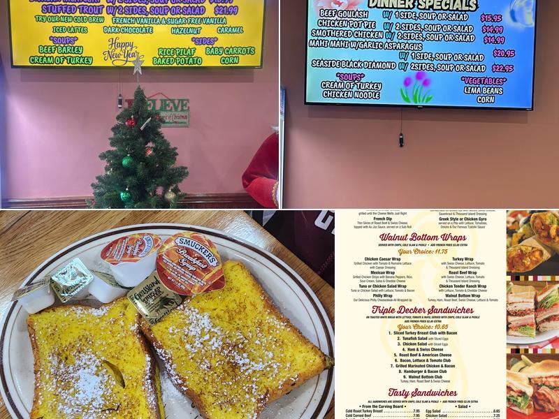 Walnut Bottom Diner Menu
