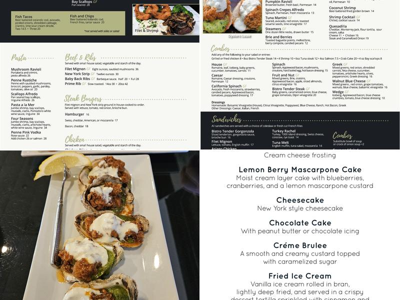 Leeds Ltd Restaurant and Bar Menu