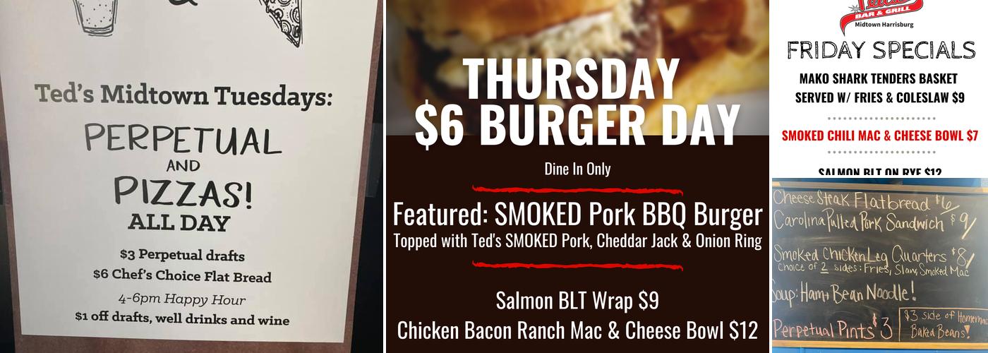 Ted's Bar & Grill Midtown Menu