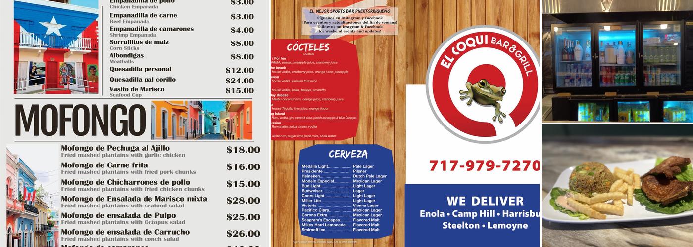 El Coqui Bar & Grill Menu