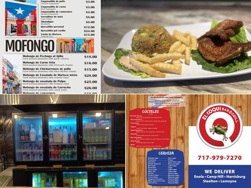 El Coqui Bar & Grill Menu