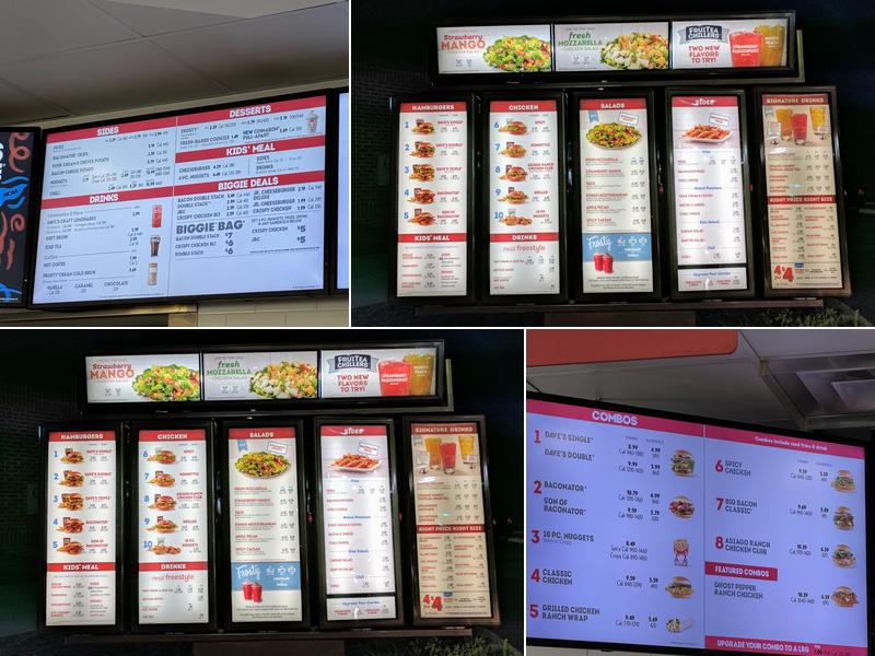 Wendy's Menu