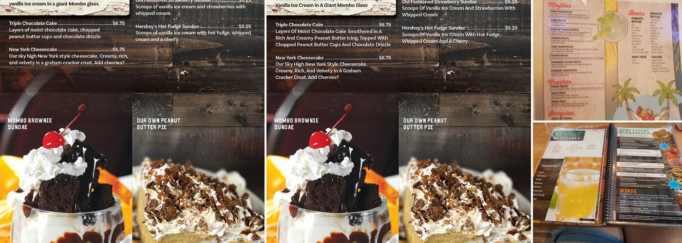 Dukes Bar & Grille Menu