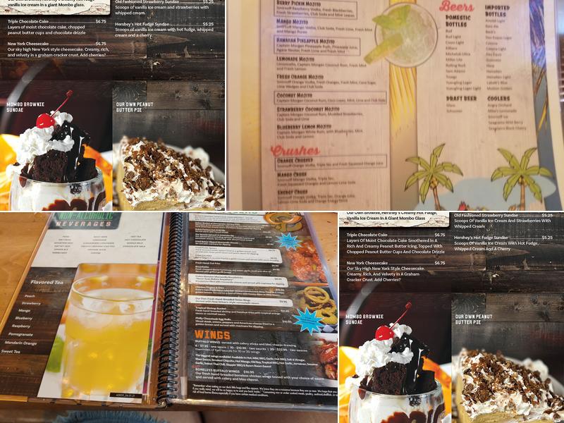 Dukes Bar & Grille Menu