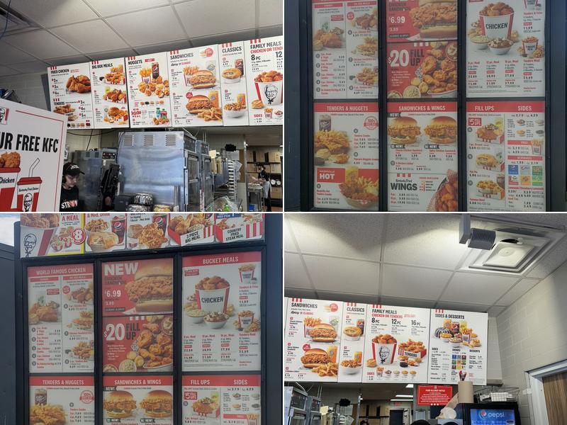 KFC Menu