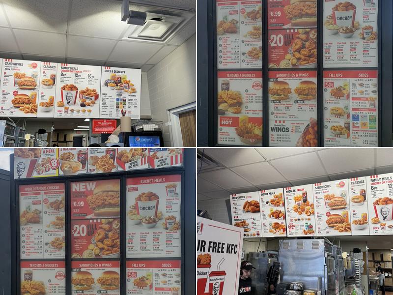 KFC Menu