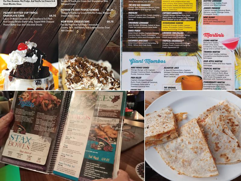 Dockside Willies Menu