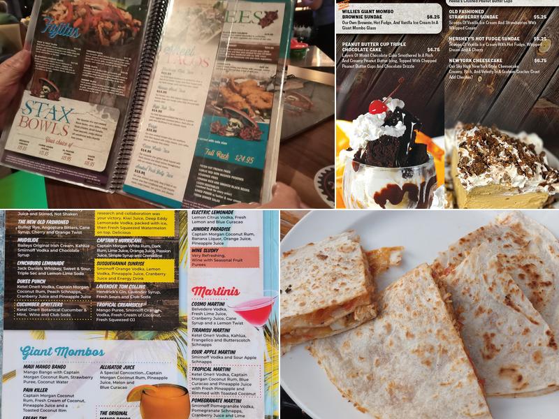 Dockside Willies Menu