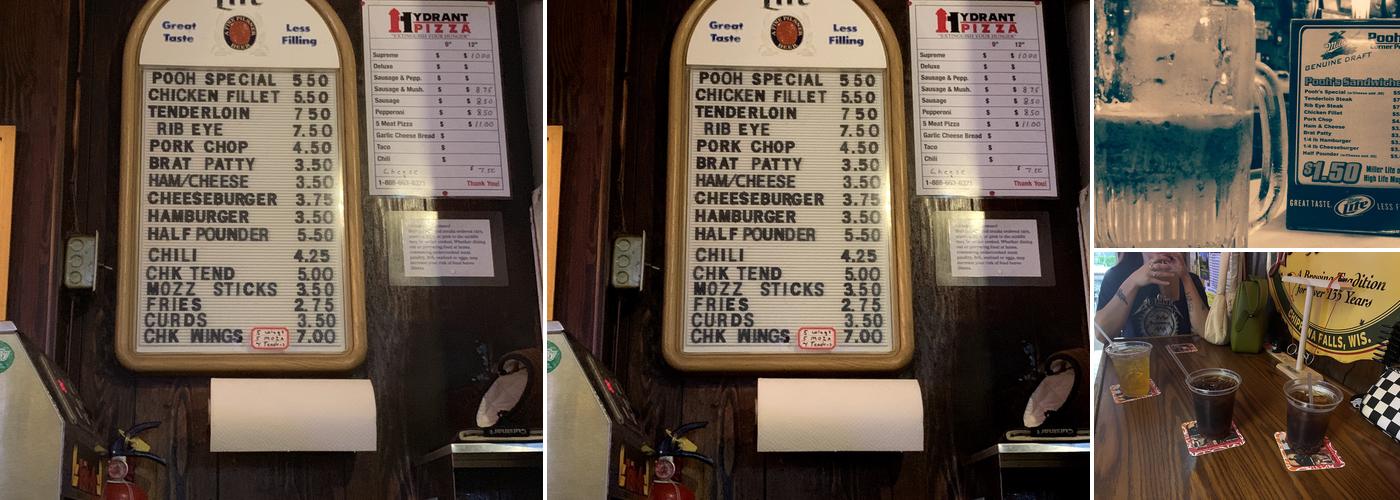 Poh’s Corner Pub Menu