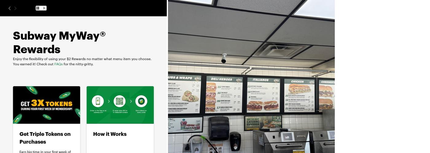 Subway Menu