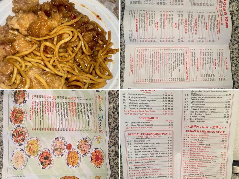 Best Food In Town Menu