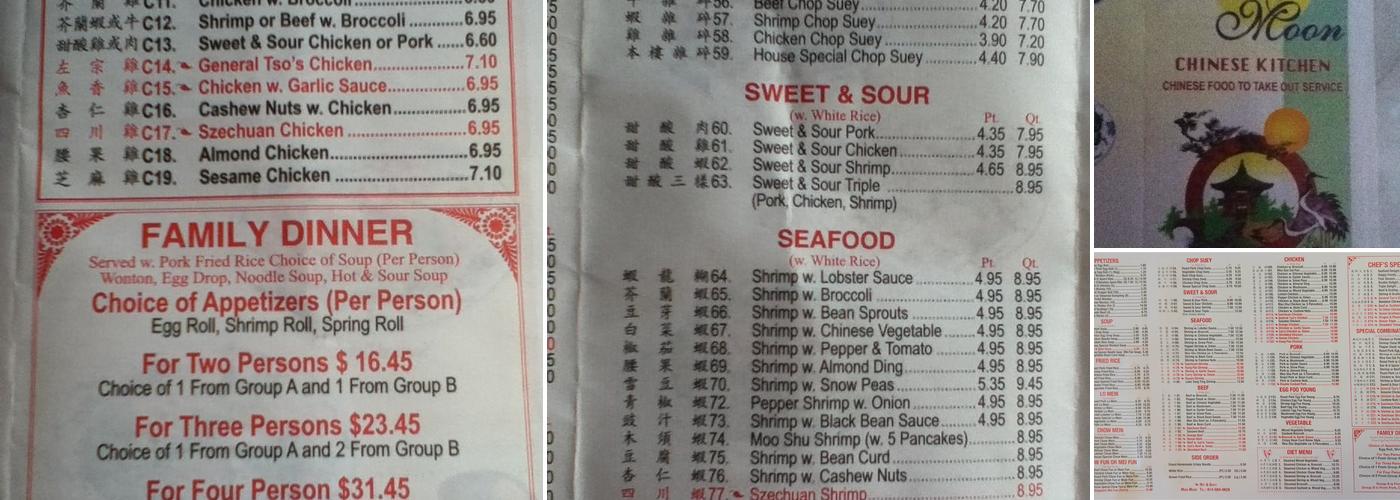 Main Moon Menu