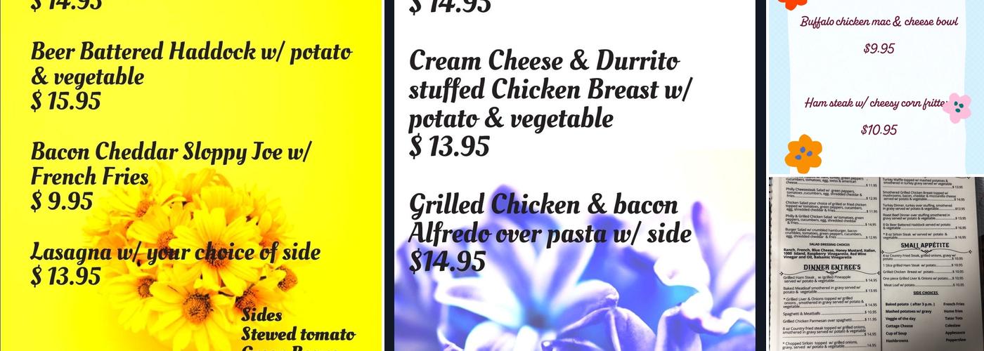 Route 220 Diner Menu