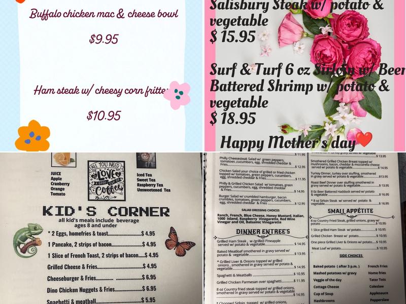 Route 220 Diner Menu