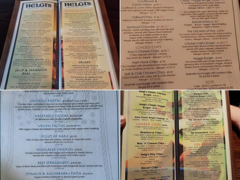 Helgi's Menu