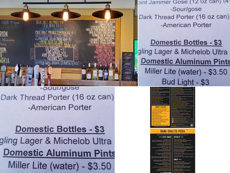 BrewVino Menu