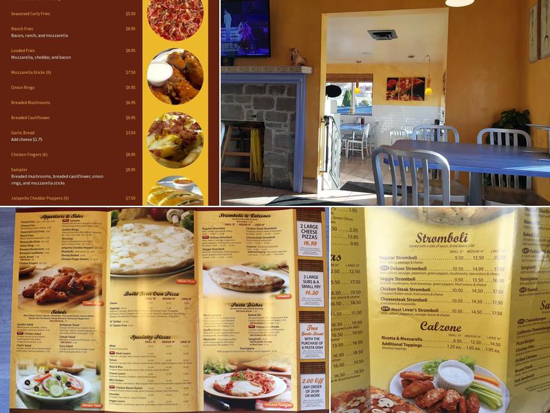 Memory Lane Pizza Menu