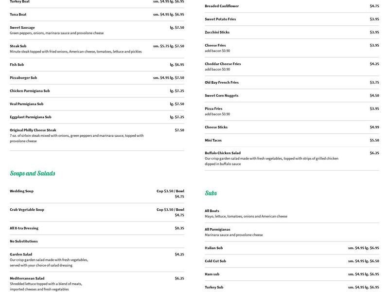 Pizza By Alberto Menu