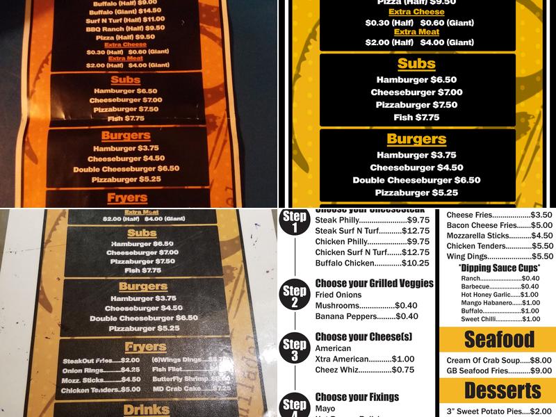 Home Of The REAL Philly (East York) Menu