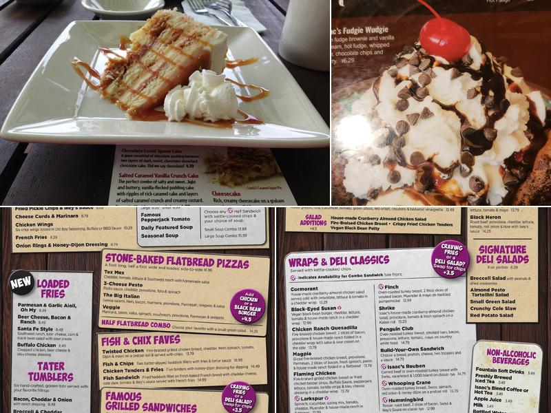 Isaac's Restaurant - East York Menu