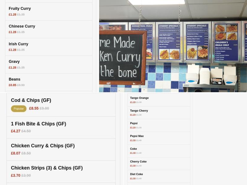 New Ystrad Fish Bar Menu