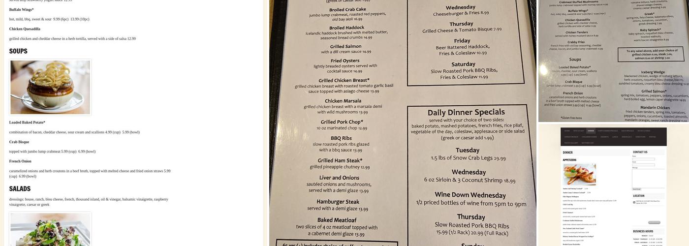 C&D Bar & Grill Menu