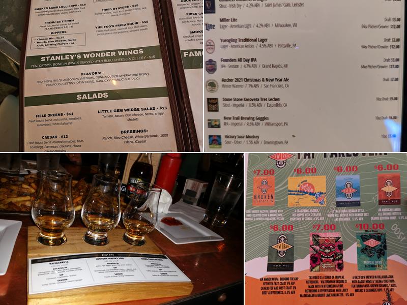 Local Whiskey Menu