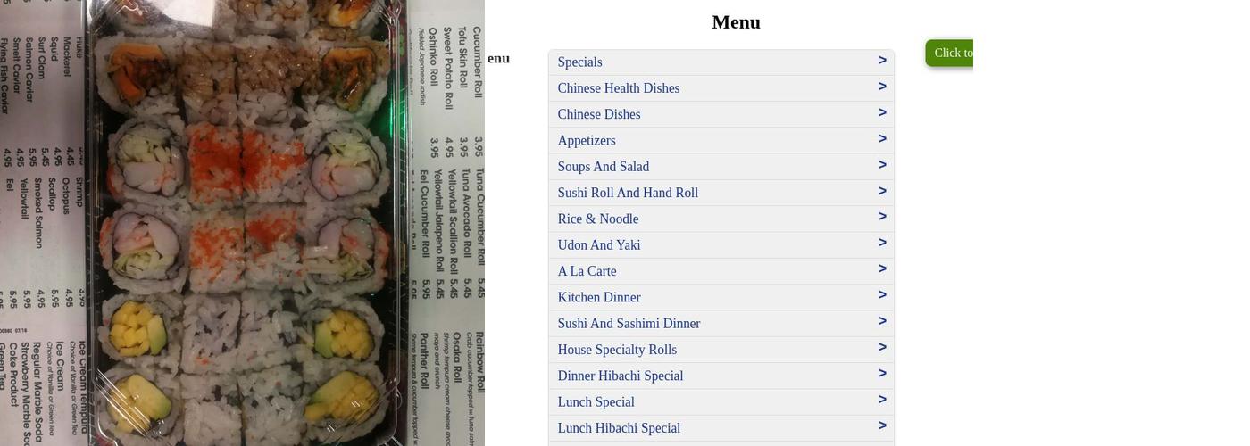 Osaka Menu