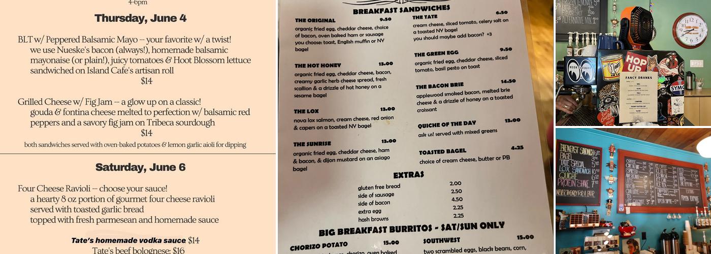 Red Cup Coffee House Menu