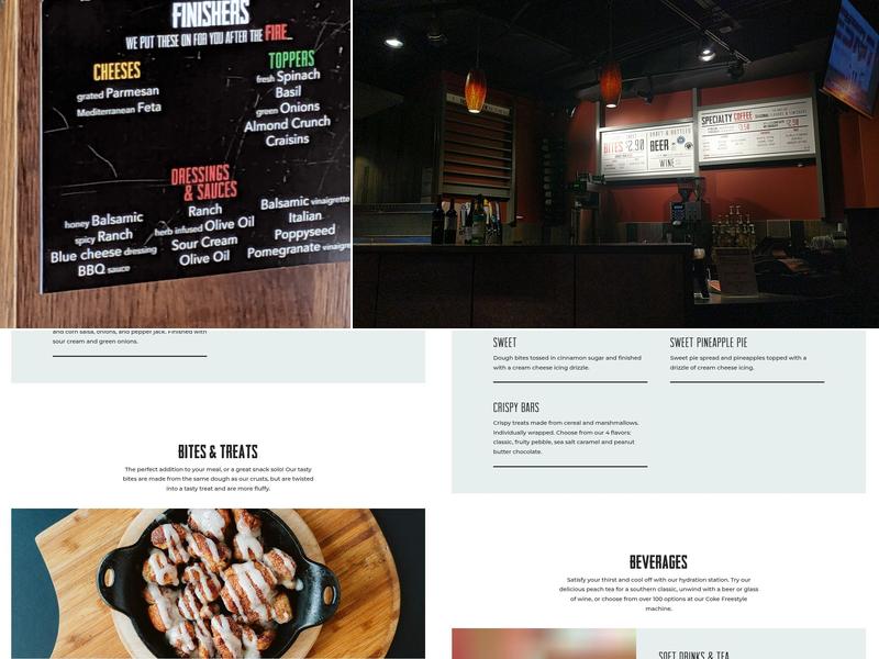 PYRO'S Fire Fresh Pizza Menu