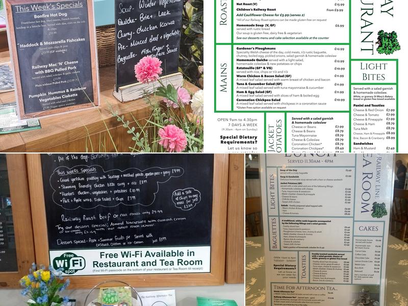 Railway Restaurant Menu