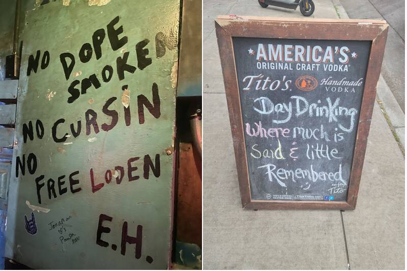 Earnestine & Hazel's Menu