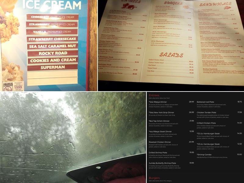 Rooster's Pub Menu