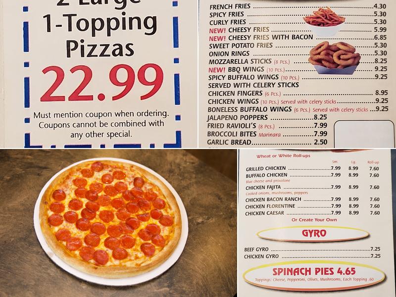Pizza Palace Menu