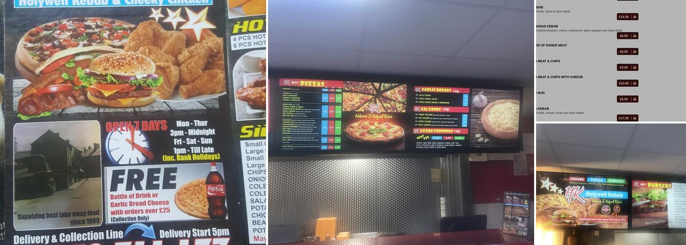 Holywell Kebab & Burger House Menu