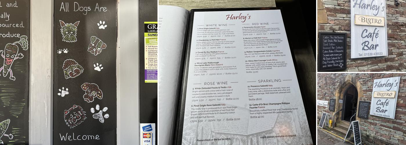 Harley's Bistro & Café Bar Menu