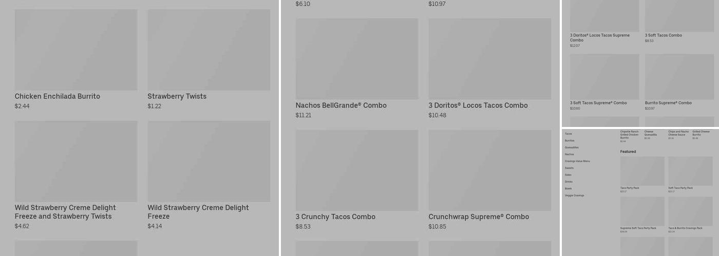 Taco Bell Menu