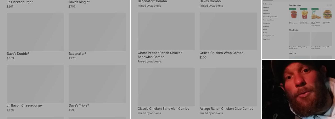Wendy's Menu