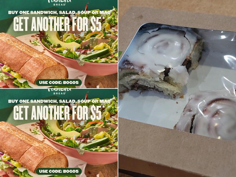 Panera Bread Menu